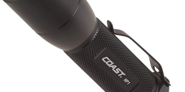[AMAZON] Coast Lanterna de LED HP1 190 Lumen Pure Beam Focusing, preta