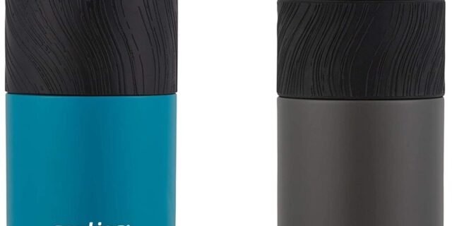 [AMAZON] Contigo Caneca de viagem térmica Snapsear, 473 ml, Saque/Zimbro, pacote com 2