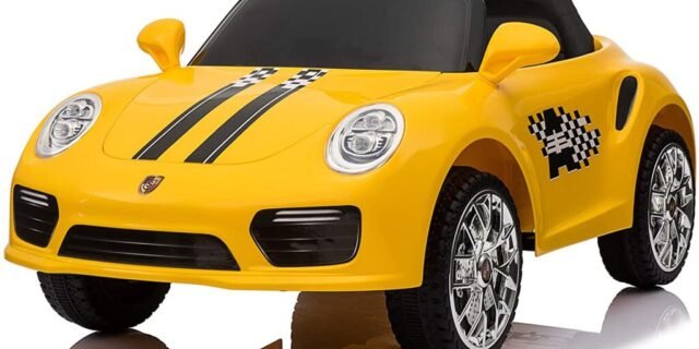 [AMAZON] Carro Elétrico InfantilEsporte Luxo Amarelo, Bang Toys