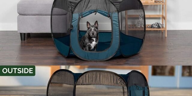 [AMAZON] Furhaven Casa de animais de estimação para cães e gatos – Cercado e caneta de exercício pop-up para ambientes internos e externos
