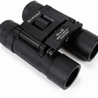 [AMAZON] BARSKA Binóculos compactos Lucid View 10×25 (lente azul)