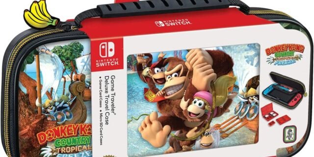 [AMAZON] Officially Licensed Nintendo Switch Donkey Kong Carrying Case – Protective Deluxe Travel Case – Game Case Included