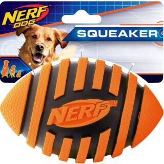 [AMAZON] Nerf Dog Bola de futebol Spiral Squeak