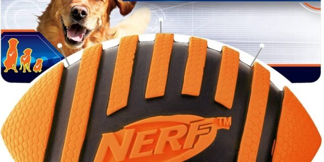 [AMAZON] Nerf Dog Bola de futebol Spiral Squeak