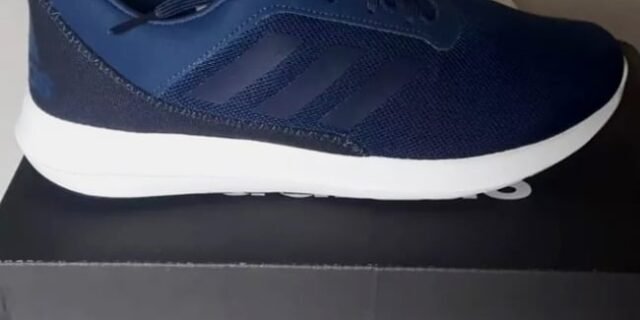 [NETSHOES] Tênis Adidas Coreracer Masculino – Azul Petróleo+Branco