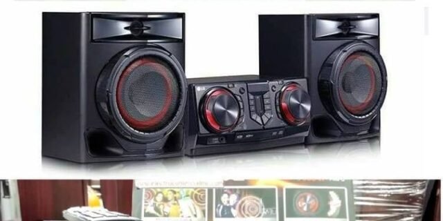 [MAGAZINE] Mini System LG Bluetooh USB MP3 CD Player 440W – Karaokê CJ44 X Boom