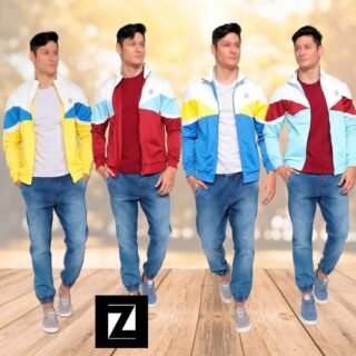 [ZATTINI] Jaqueta Blue Bay College Trilobal Masculina