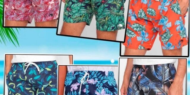 [NETSHOES] Bermuda Gajang Floral Masculina