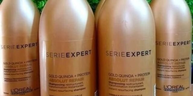 [MAGAZINE] L’Oréal Professionnel Absolut Repair Gold Quinoa + Protein – Shampoo Tamanho Profissional 1500ml