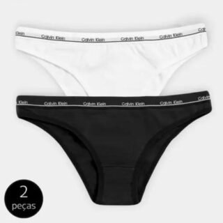 [MAGAZINE] Kit Calcinha Calvin Klein Tanga 2 Peças