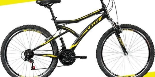 [CARREFOUR] Bicicleta Caloi Aro 26 21 Marchas Andes Mountain Bike Preta