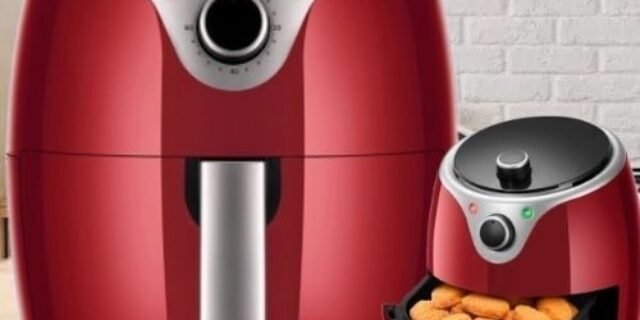 [AMERICANAS] Fritadeira Elétrica Sem Óleo Vermelha Elgin Flash Fryer 110v