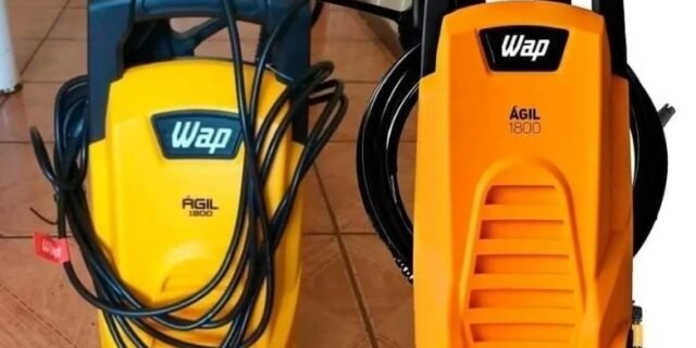 [AMERICANAS] Lavadora de Alta Pressão WAP ÁGIL 1800 1400W 1300 PSI/Libras 300L/h Portátil Compacta Jato Leque e Concentrado 127V