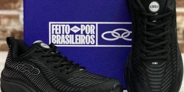 [NETSHOES] Tênis Olympikus Lume Masculino – Preto+Chumbo