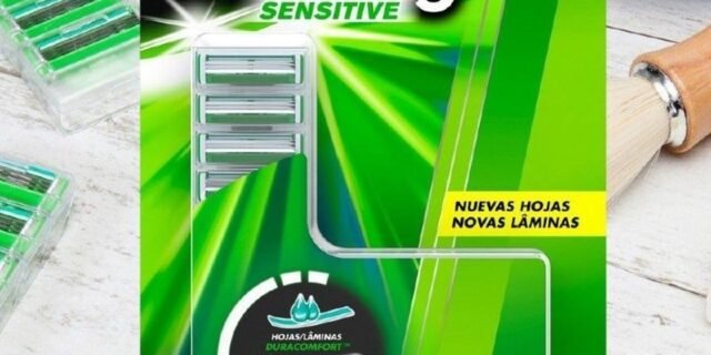 [CASAS BAHIA]<br>Carga para Aparelho de Barbear Gillette Mach3 Sensitive – 16 unidades