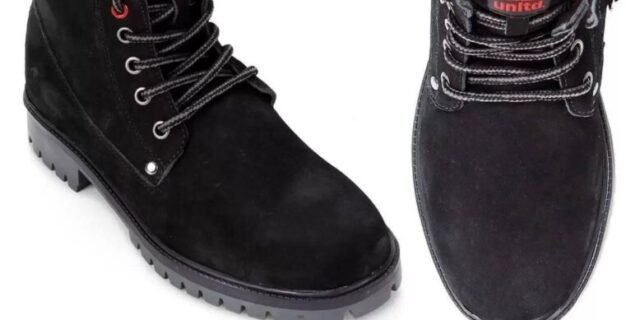 [NETSHOES] Bota Couro Ecko Cano Alto Nobuck Adventure Masculina – Marinho+Cinza