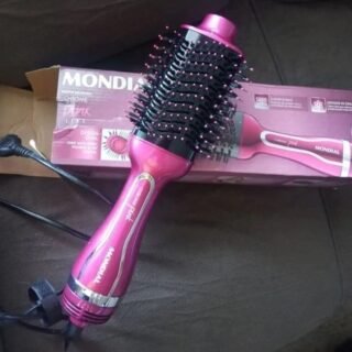 [CASAS BAHIA] Escova Secadora Mondial Chrome Pink Line ES-04 1200 W – Pink