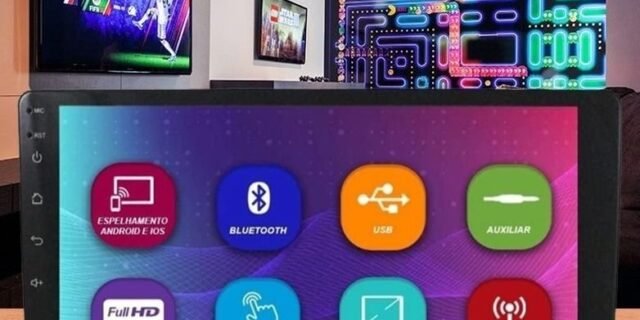 [AMAZON] Central Multimídia Mp10 2 Din 9 Polegadas Voolt C8001 Bluetooth USB Espelhamento Android e IOS