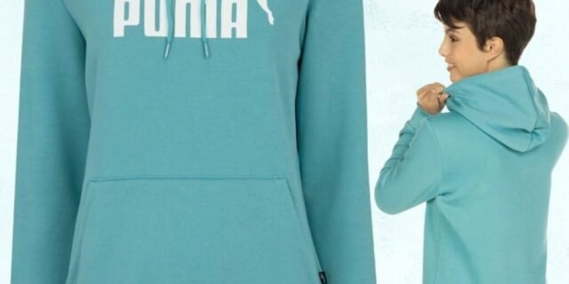 [CENTAURO] Blusão Puma Feminino com Capuz Essentials Logo Hoodie (P ou M)