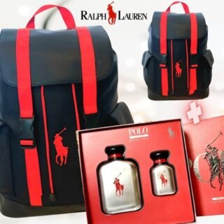 [AMERICANAS] Coffret Perfume Masculino Polo Red Rush Eau de Toilette 125ml + 40ml + Mochila Vermelha Ralph Lauren Polo
