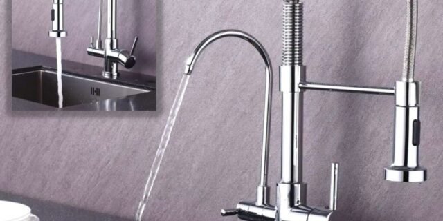 [MAGAZINE] Torneira para Cozinha Gourmet de Mesa Dupla Nell – F-02 CRO Prata