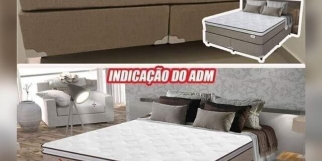 [MAGAZINE] Cama Box Queen (Box + Colchão) Plumatex – Mola 65cm de Altura Ópus