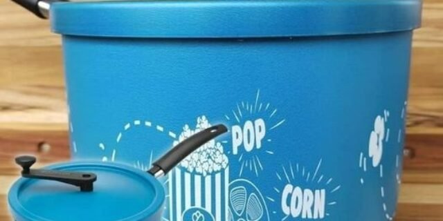 [MAGAZINE] Pipoqueira Multiflon Azul Antiaderente – de Alumínio 3,8L 20cm Versátil (Azul ou Vermelho)