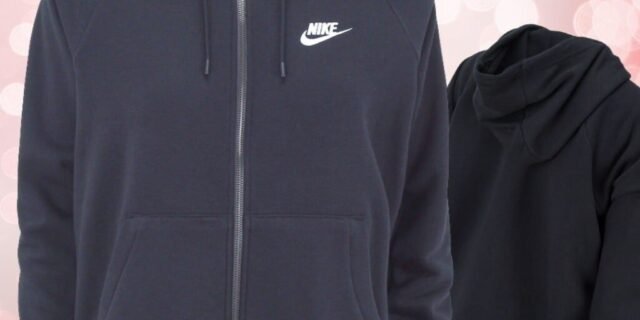 Jaqueta com Capuz Nike Sportswear Essential Hoodie FZ FLC – Feminina