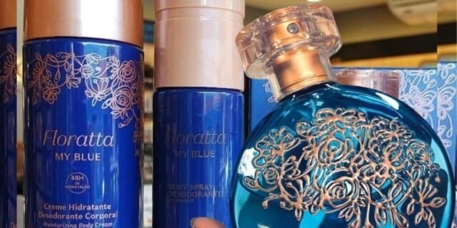 [O BOTICARIO] Combo Floratta My Blue: Loção Corporal 200ml + Body Spray 100ml + Desodorante Colônia 75ml