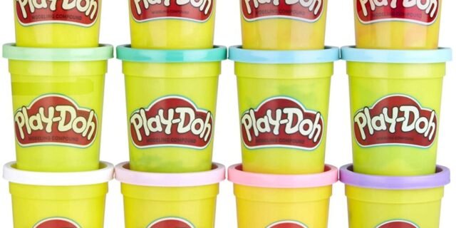 Massa de Modelar Play-Doh Kit Cores Primavera – E4831 – Hasbro