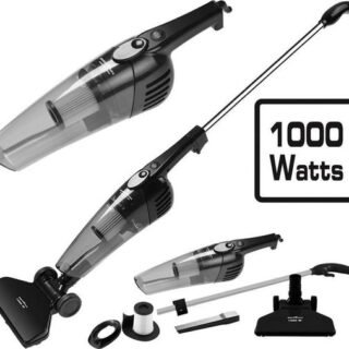 Aspirador de Pó Portátil e Vertical Britânia – com Filtro HEPA 1000W Dust Off BAS1000P Preto