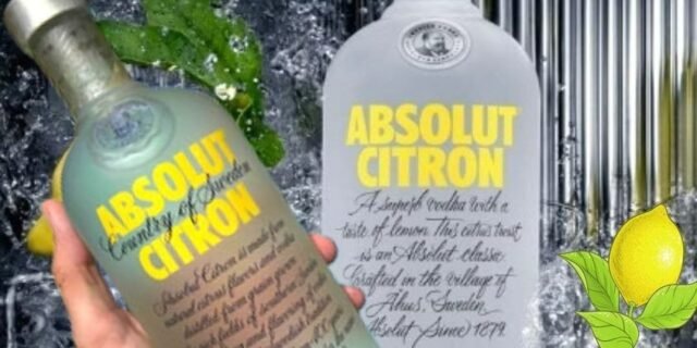 Vodka Absolut Citron 750ml