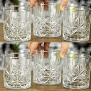 Jogo de Copos de Vidro 330ml 6 Peças Haus – Pavillion