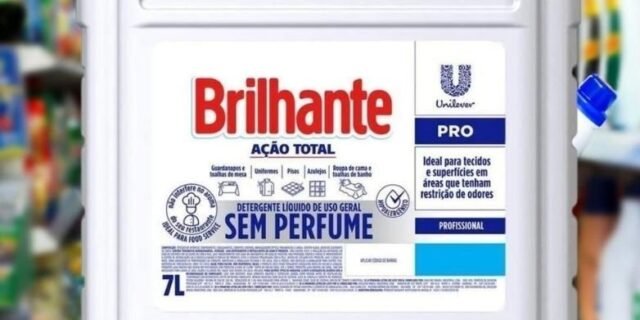Sabão Líquido Brilhante Ação Total Profissional Sem Perfume 7L – 1 Unidade