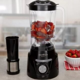Liquidificador Britânia Turbo BLQ970P Preto – 4 Velocidades 900W SÓ 110V