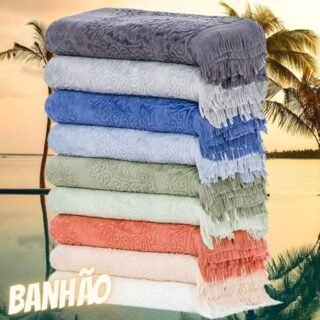 Jogo De Toalha Banhão Istambul 5 Peças – Casa & Conforto By Buddemeyer