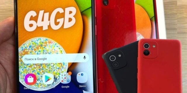 Smartphone Samsung Galaxy A03, 64GB, 4GB RAM, Dual Chip Tela Infinita de 6.5″