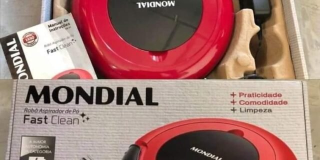 30% de Volta no AME: Aspirador Robô Mondial RB-01 Fast Clean Bivolt