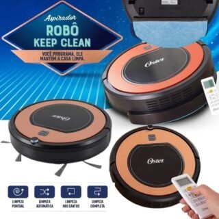 Kit Aspirador Robô Oster Keep Clean com Mop