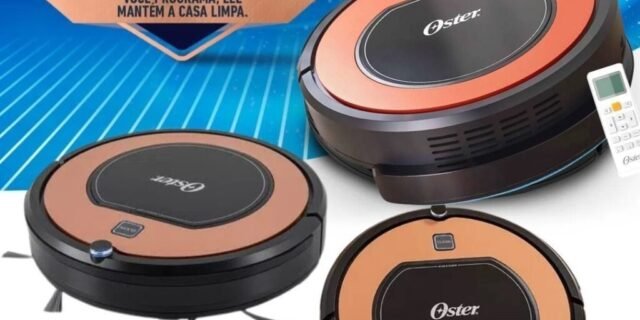 Kit Aspirador Robô Oster Keep Clean com Mop