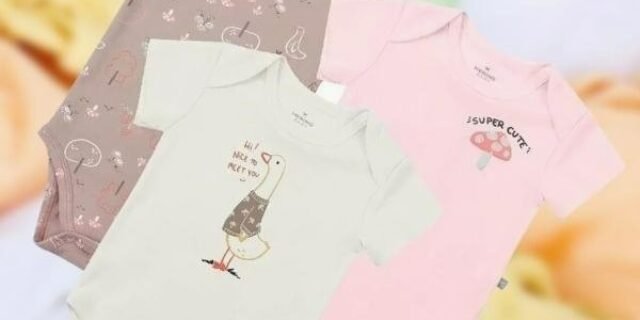 Kit Com 3 Bodies Bebê Unissex Manga Curta – hering