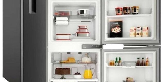 Geladeira/Refrigerador Brastemp Frost Free Duplex – 375L BRM44 HKANA SÓ 110V