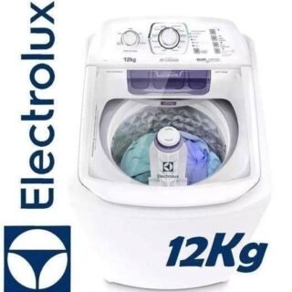 Lavadora de Roupas Electrolux LAC12 – 12Kg Cesto Inox 12 Programas de Lavagem