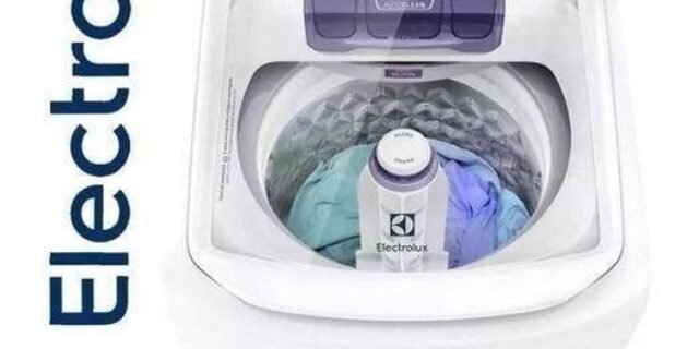 Lavadora de Roupas Electrolux LAC12 – 12Kg Cesto Inox 12 Programas de Lavagem