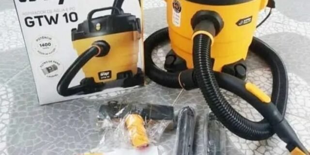 Aspirador de Pó e Água Wap 1400W GTW 10 – Amarelo e Preto