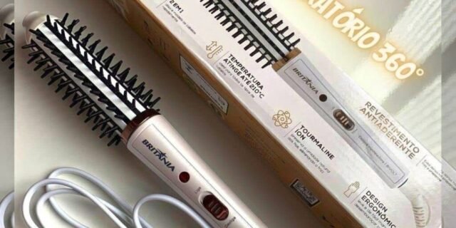 Escova Modeladora Britânia BEC04 – Turmalina com Íons 60W 1 Velocidade