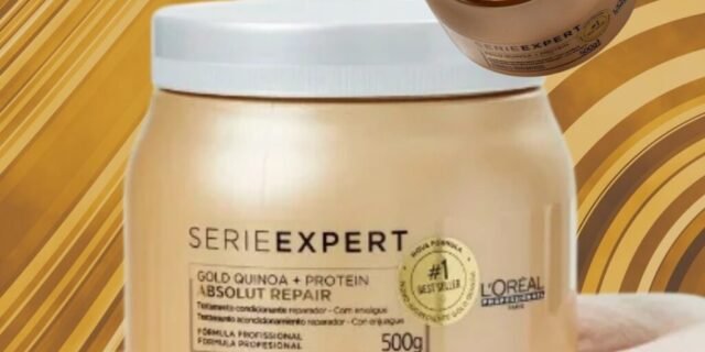 L`Oréal Professionnel Serie Expert Absolut Repair Gold Quinoa + Protein – Máscara Capilar 500g
