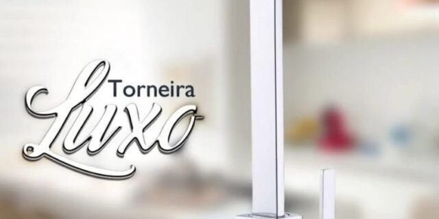 Torneira de Mesa para Cozinha Monocomando Nell – Luxo YL-05 Bica Alta Cromada