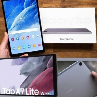 Tablet Samsung Galaxy A7 Lite Grafite com 8,7″, Wi-Fi, Android 11, Processador MediaTek MT8768T e 64GB