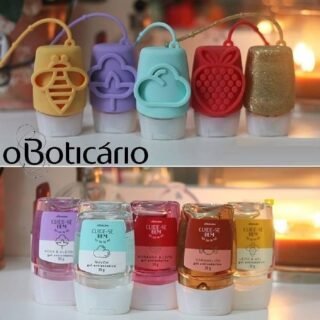 Combo Creme para Mãos ou Alcool em Gel com Capinha